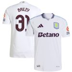 Aston Villa Jerseys - Official aston villa adidas away authentic shirt 2024-25 with bailey 31 cup printing Collection for AVFC Fans