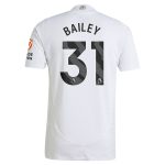 Aston Villa Jerseys - Official aston villa adidas away authentic shirt 2024-25 with bailey 31 printing Collection for AVFC Fans