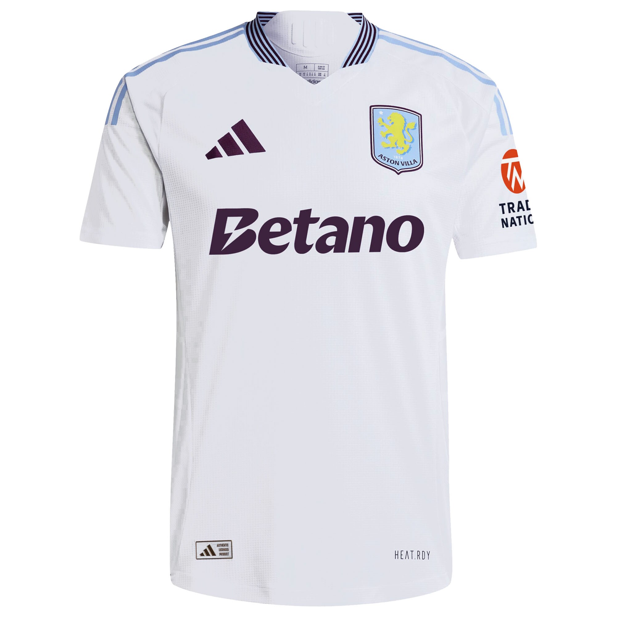 Aston Villa Jerseys - Official aston villa adidas away authentic shirt 2024-25 with bogarde 26 printing Collection for AVFC Fans