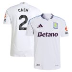Aston Villa Jerseys - Official aston villa adidas away authentic shirt 2024-25 with cash 2 printing Collection for AVFC Fans