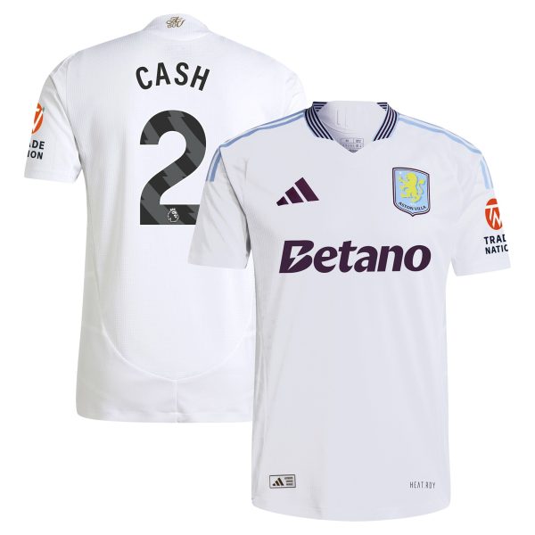 Aston Villa Jerseys - Official aston villa adidas away authentic shirt 2024-25 with cash 2 printing Collection for AVFC Fans