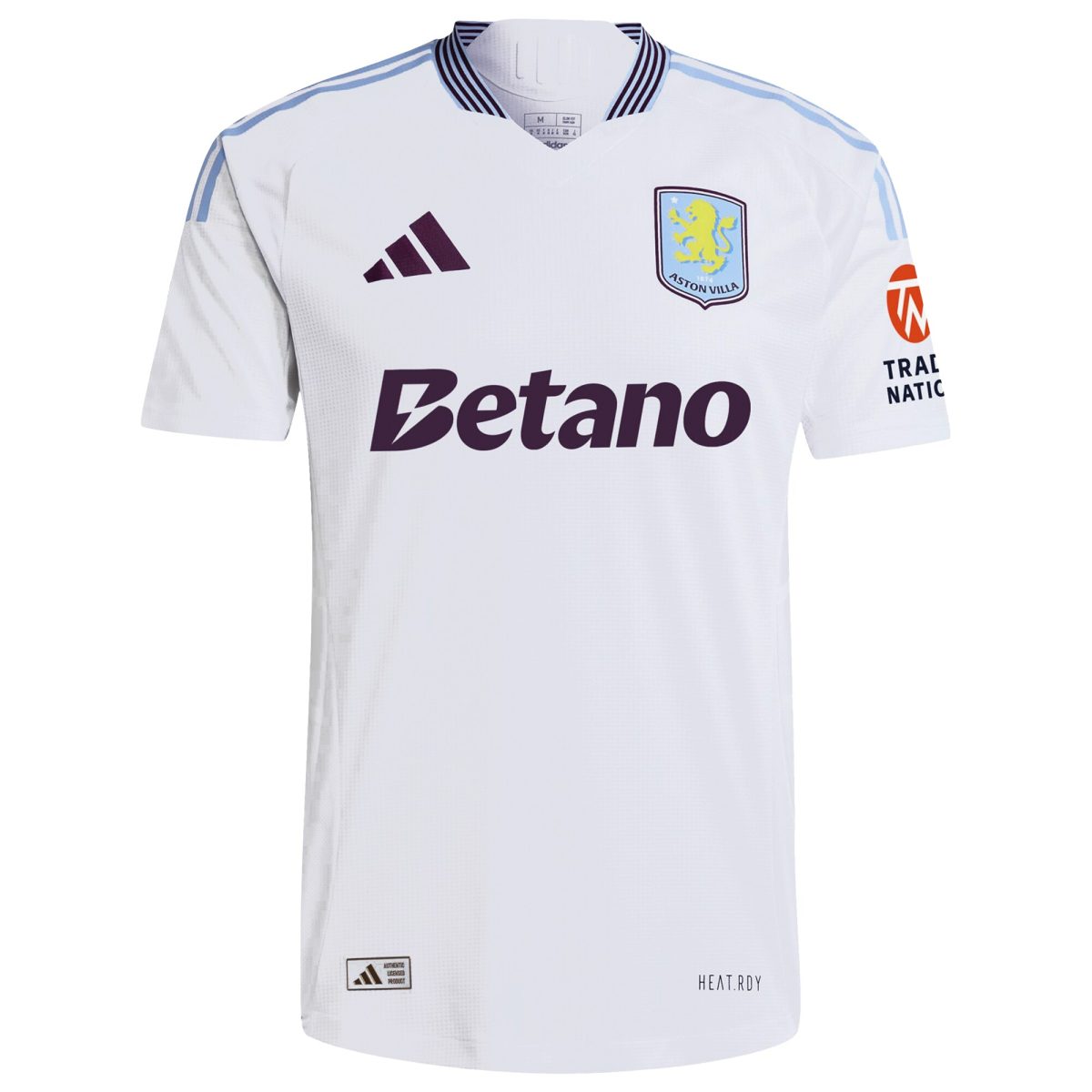 Aston Villa Jerseys - Official aston villa adidas away authentic shirt 2024-25 with corsie 6 cup printing Collection for AVFC Fans
