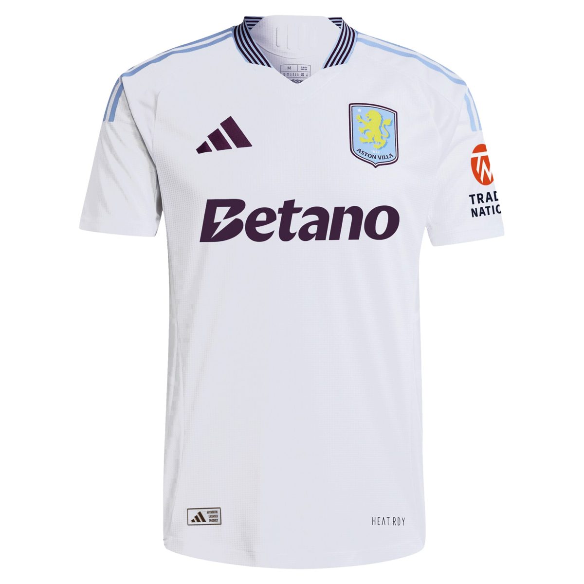 Aston Villa Jerseys - Official aston villa adidas away authentic shirt 2024-25 with custom printing Collection for AVFC Fans