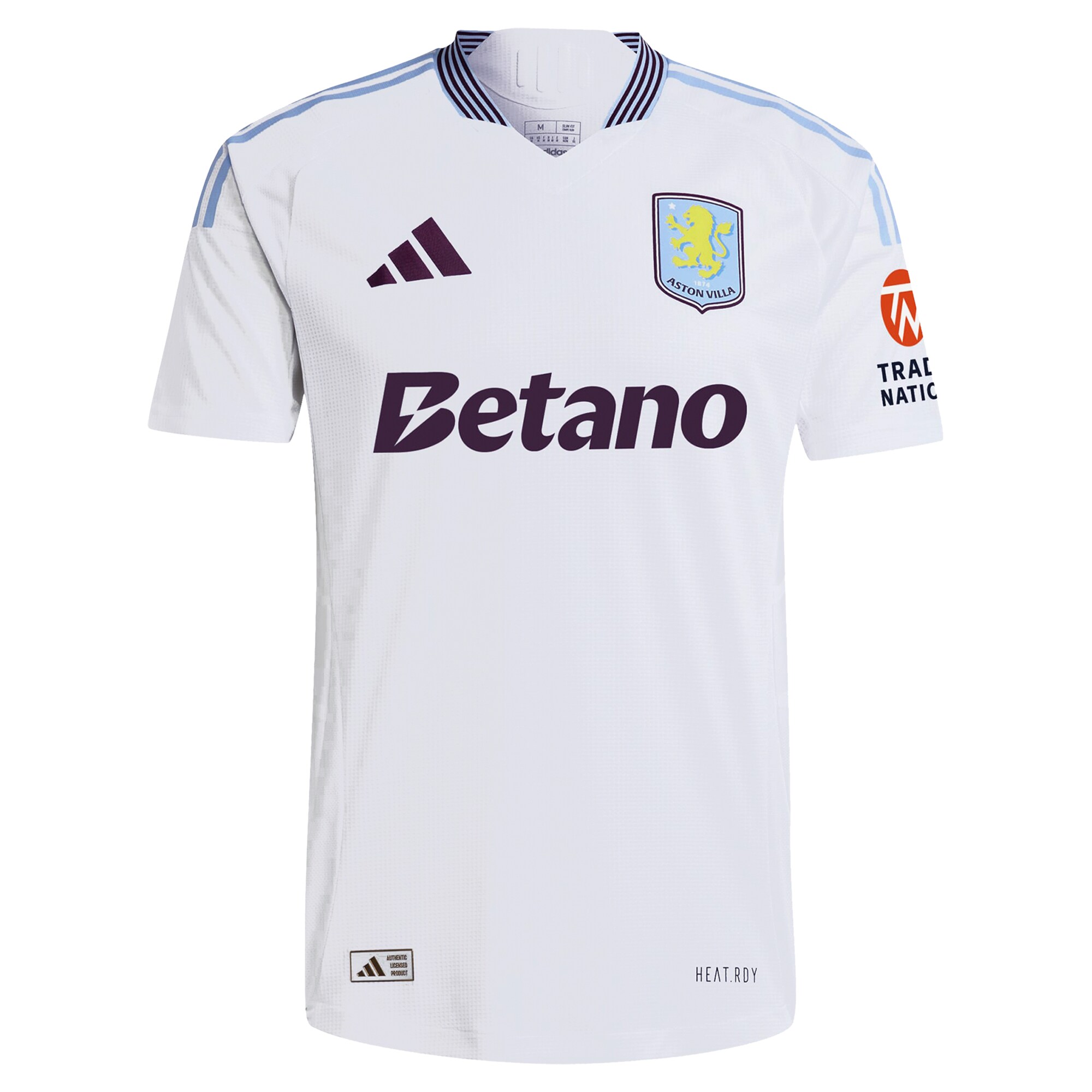 Aston Villa Jerseys - Official aston villa adidas away authentic shirt 2024-25 with diego carlos 3 printing Collection for AVFC Fans