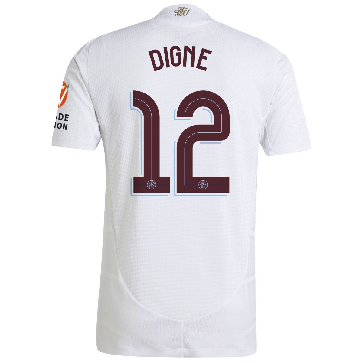 Aston Villa Jerseys - Official aston villa adidas away authentic shirt 2024-25 with digne 12 cup printing Collection for AVFC Fans