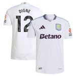 Aston Villa Jerseys - Official aston villa adidas away authentic shirt 2024-25 with digne 12 printing Collection for AVFC Fans