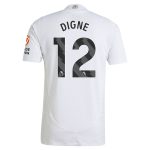 Aston Villa Jerseys - Official aston villa adidas away authentic shirt 2024-25 with digne 12 printing Collection for AVFC Fans