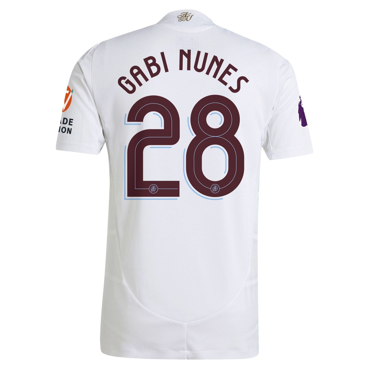 Aston Villa Jerseys - Official aston villa adidas away authentic shirt 2024-25 with gabi nunes 28 cup printing Collection for AVFC Fans