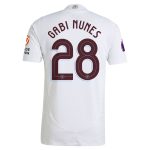 Aston Villa Jerseys - Official aston villa adidas away authentic shirt 2024-25 with gabi nunes 28 cup printing Collection for AVFC Fans
