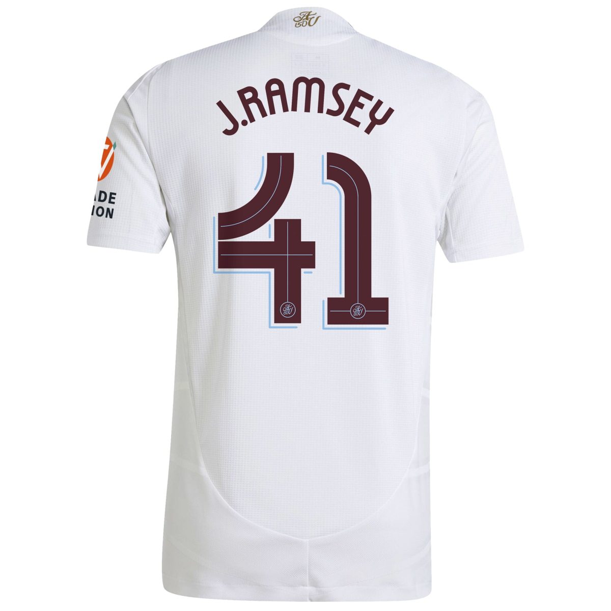 Aston Villa Jerseys - Official aston villa adidas away authentic shirt 2024-25 with j. ramsey 41 cup printing Collection for AVFC Fans