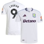 Aston Villa Jerseys - Official aston villa adidas away authentic shirt 2024-25 with j.duran 9 printing Collection for AVFC Fans