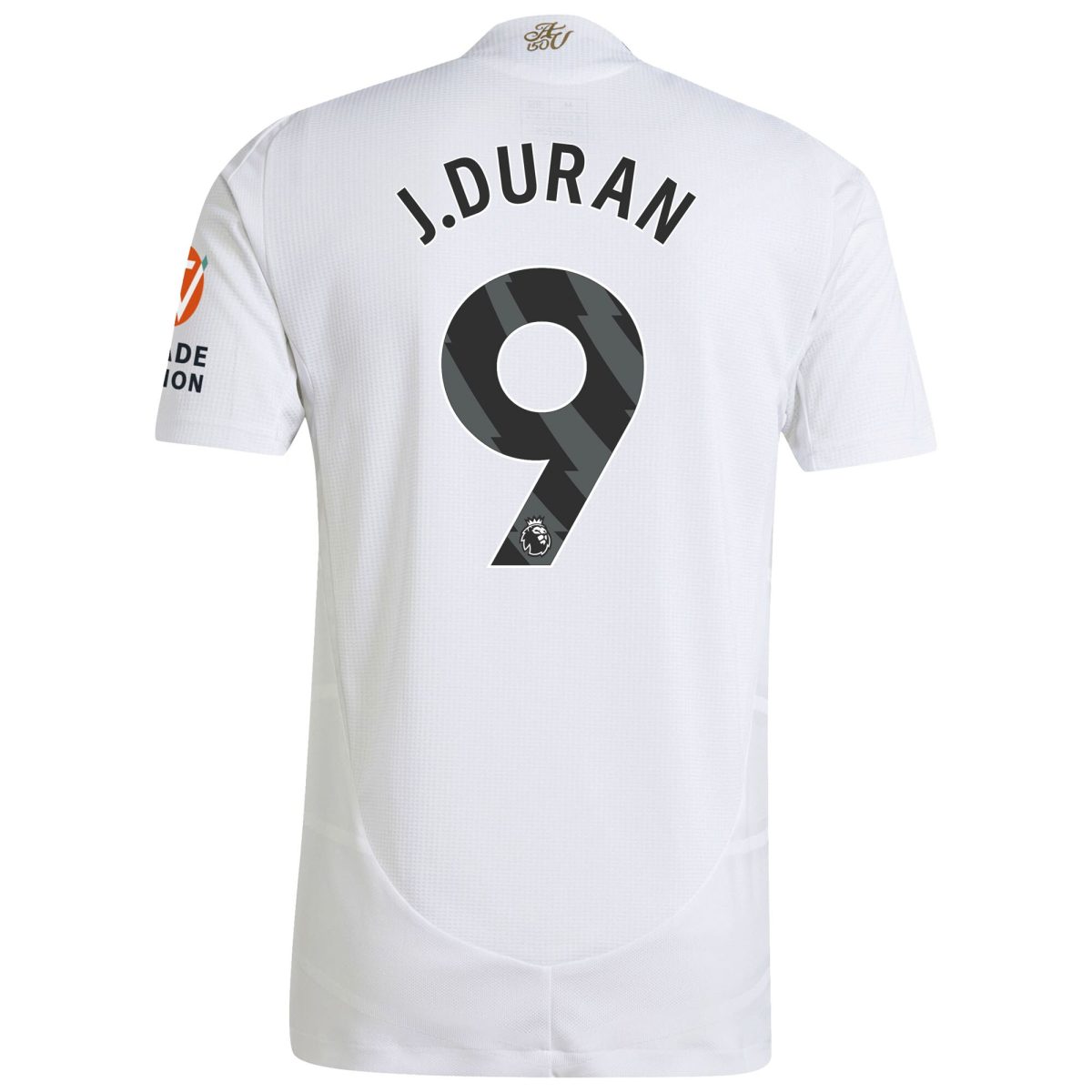 Aston Villa Jerseys - Official aston villa adidas away authentic shirt 2024-25 with j.duran 9 printing Collection for AVFC Fans