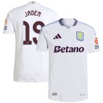 Aston Villa Jerseys - Official aston villa adidas away authentic shirt 2024-25 with jaden 19 cup printing Collection for AVFC Fans