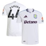 Aston Villa Jerseys - Official aston villa adidas away authentic shirt 2024-25 with kamara 44 printing Collection for AVFC Fans