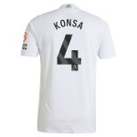 Aston Villa Jerseys - Official aston villa adidas away authentic shirt 2024-25 with konsa 4 printing Collection for AVFC Fans