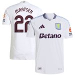 Aston Villa Jerseys - Official aston villa adidas away authentic shirt 2024-25 with maatsen 22 cup printing Collection for AVFC Fans