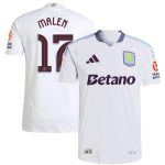 Aston Villa Jerseys - Official aston villa adidas away authentic shirt 2024-25 with malen 17 cup printing Collection for AVFC Fans