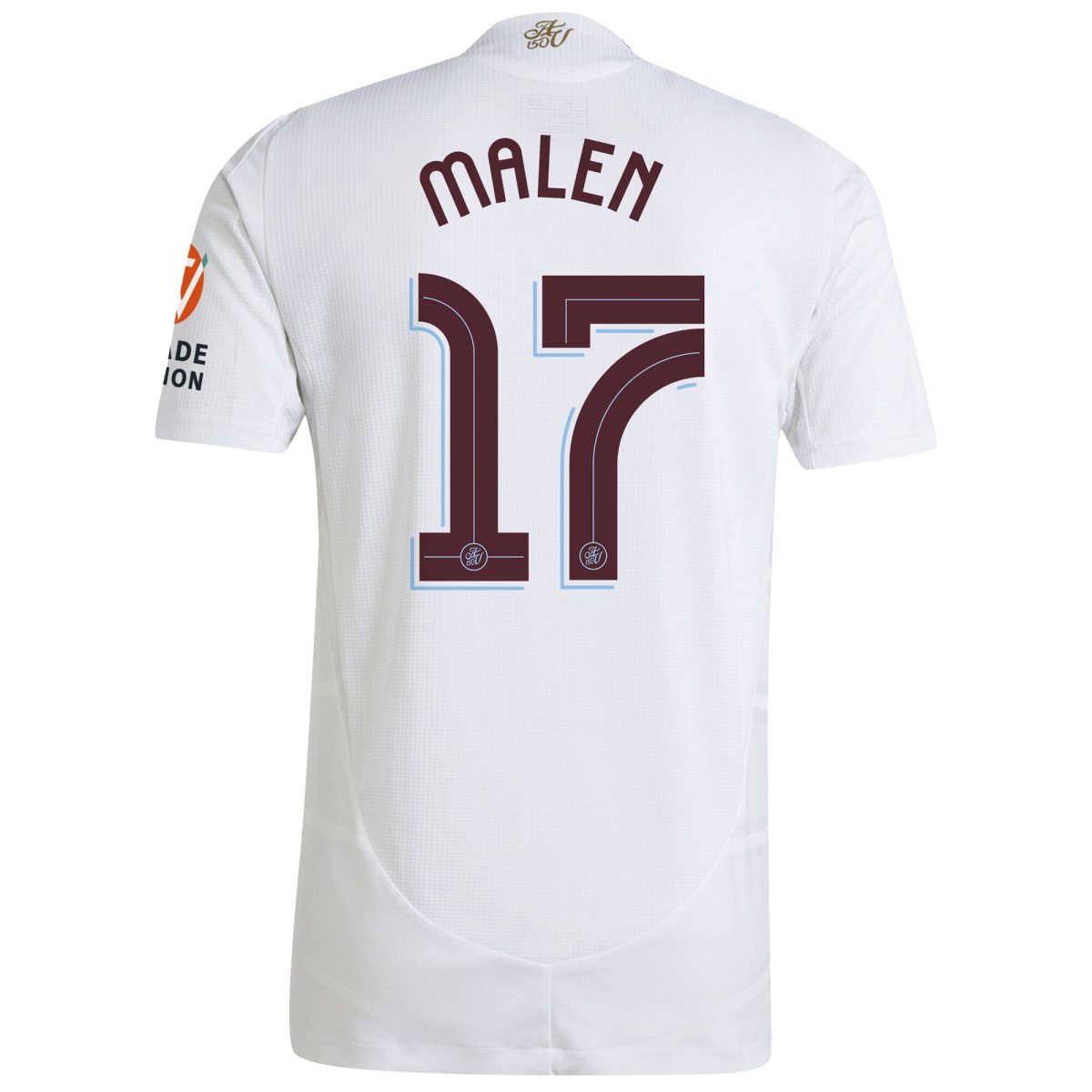 Aston Villa Jerseys - Official aston villa adidas away authentic shirt 2024-25 with malen 17 cup printing Collection for AVFC Fans
