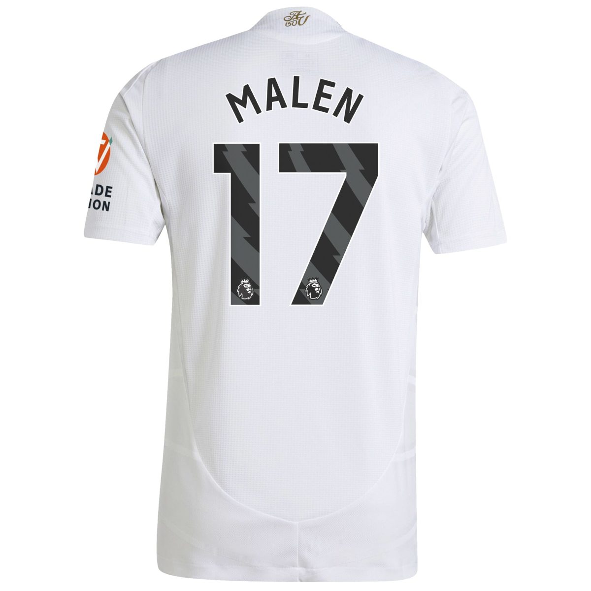 Aston Villa Jerseys - Official aston villa adidas away authentic shirt 2024-25 with malen 17 printing Collection for AVFC Fans