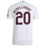 Aston Villa Jerseys - Official aston villa adidas away authentic shirt 2024-25 with nedeljković 20 cup printing Collection for AVFC Fans