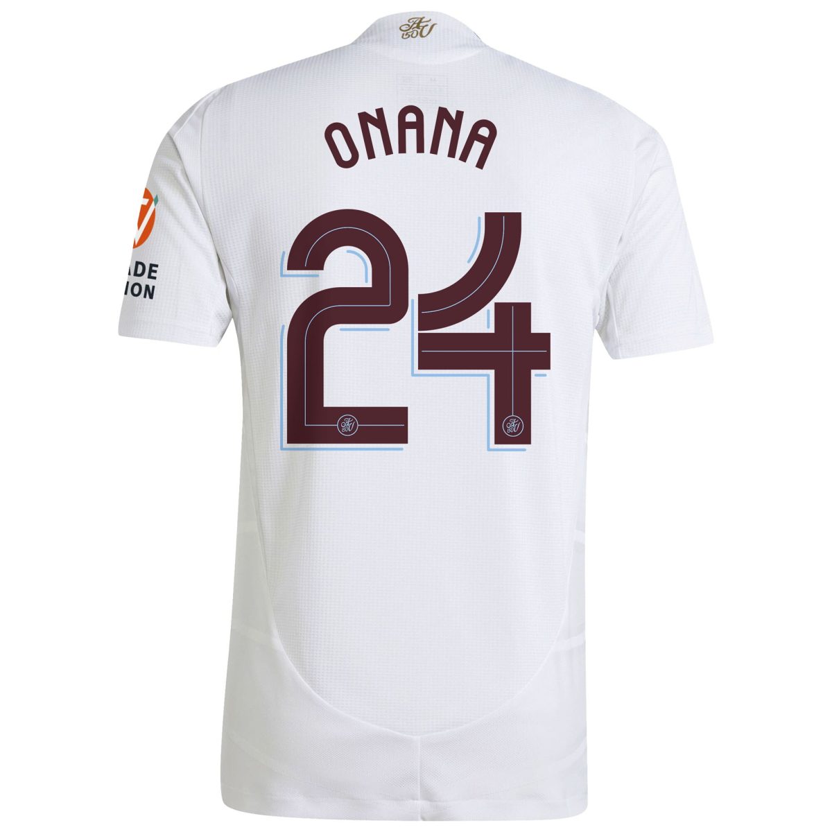 Aston Villa Jerseys - Official aston villa adidas away authentic shirt 2024-25 with onana 24 cup printing Collection for AVFC Fans
