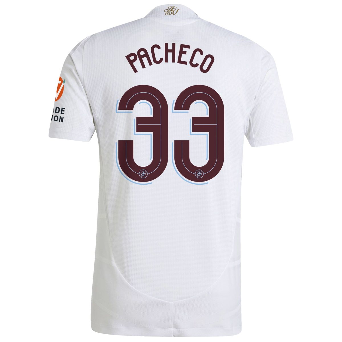 Aston Villa Jerseys - Official aston villa adidas away authentic shirt 2024-25 with pacheco 33 cup printing Collection for AVFC Fans