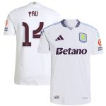 Aston Villa Jerseys - Official aston villa adidas away authentic shirt 2024-25 with pau 14 cup printing Collection for AVFC Fans