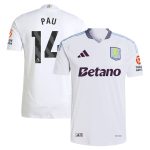Aston Villa Jerseys - Official aston villa adidas away authentic shirt 2024-25 with pau 14 printing Collection for AVFC Fans