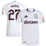 Aston Villa Jerseys - Official aston villa adidas away authentic shirt 2024-25 with rogers 27 cup printing Collection for AVFC Fans