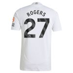 Aston Villa Jerseys - Official aston villa adidas away authentic shirt 2024-25 with rogers 27 printing Collection for AVFC Fans