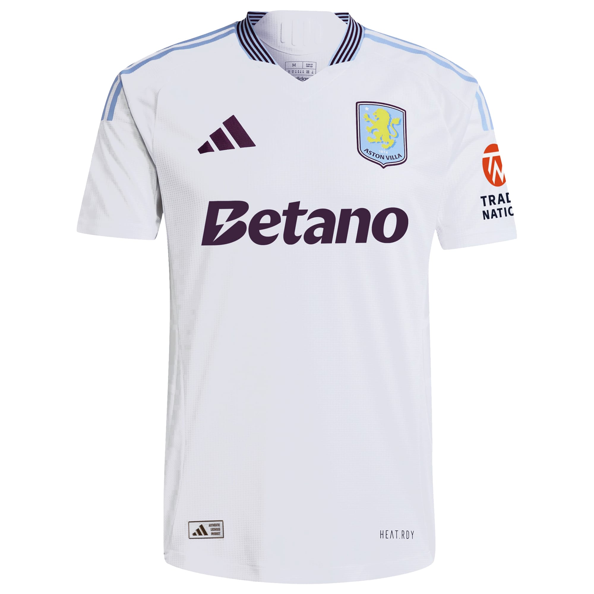 Aston Villa Jerseys - Official aston villa adidas away authentic shirt 2024-25 with staniforth 5 cup printing Collection for AVFC Fans