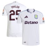 Aston Villa Jerseys - Official aston villa adidas away authentic shirt 2024-25 with taylor 25 cup printing Collection for AVFC Fans