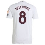 Aston Villa Jerseys - Official aston villa adidas away authentic shirt 2024-25 with tielemans 8 cup printing Collection for AVFC Fans