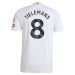 Aston Villa Jerseys - Official aston villa adidas away authentic shirt 2024-25 with tielemans 8 printing Collection for AVFC Fans