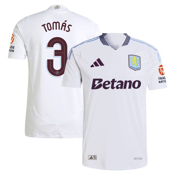 Aston Villa Jerseys - Official aston villa adidas away authentic shirt 2024-25 with tomás 3 cup printing Collection for AVFC Fans