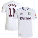 Aston Villa Jerseys - Official aston villa adidas away authentic shirt 2024-25 with watkins 11 cup printing Collection for AVFC Fans