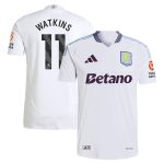 Aston Villa Jerseys - Official aston villa adidas away authentic shirt 2024-25 with watkins 11 printing Collection for AVFC Fans