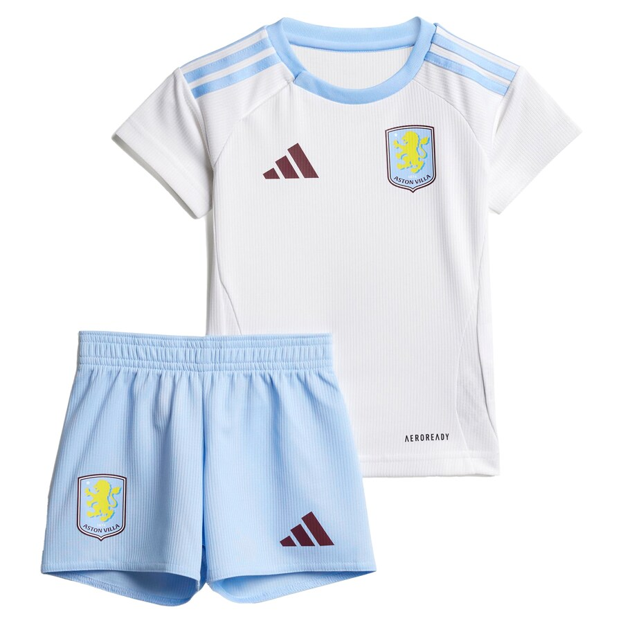 Aston Villa Jerseys - Official aston villa adidas away baby kit 2024-25 with a.garcía 16 printing Collection for AVFC Fans