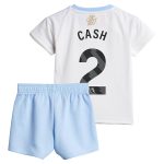 Aston Villa Jerseys - Official aston villa adidas away baby kit 2024-25 with cash 2 printing Collection for AVFC Fans