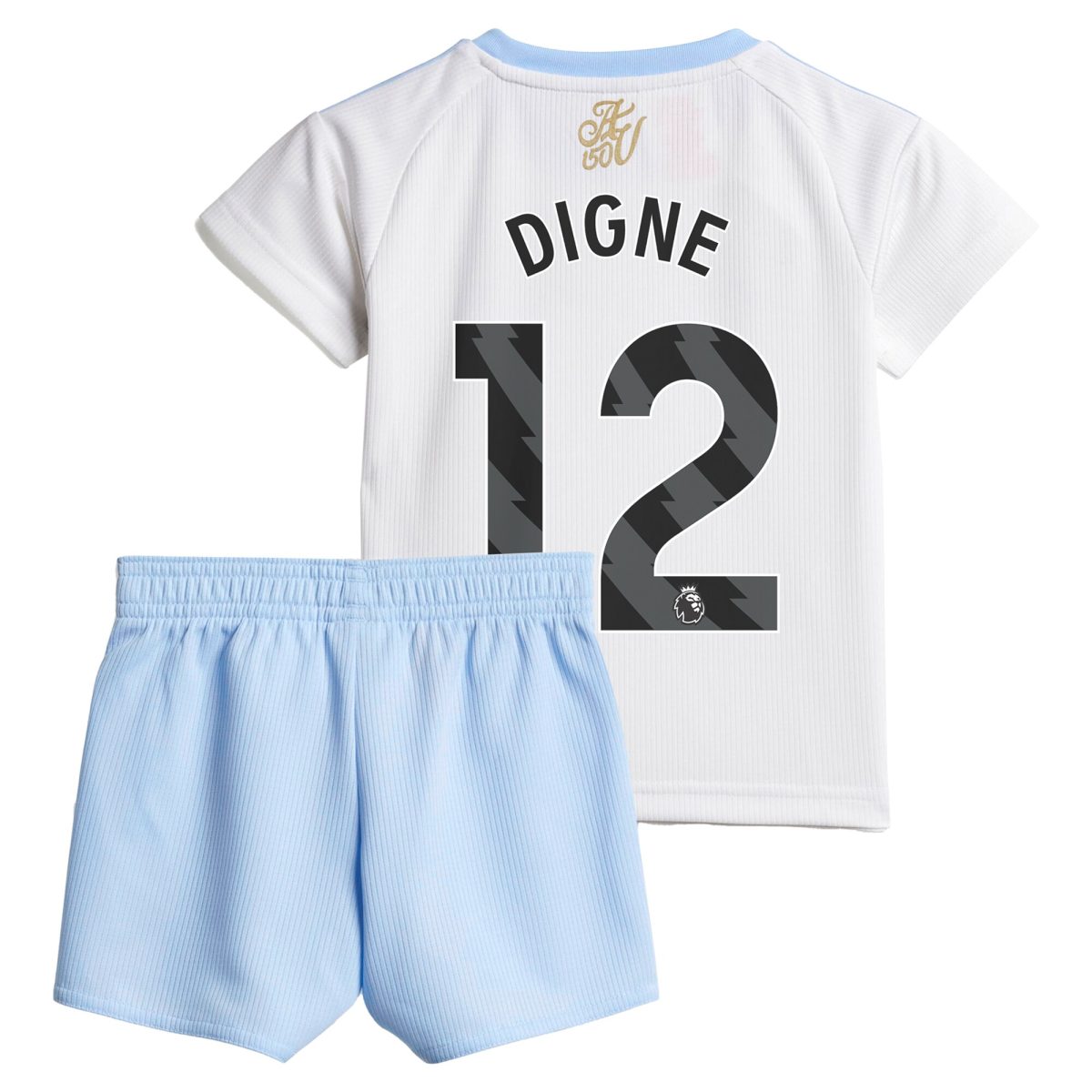 Aston Villa Jerseys - Official aston villa adidas away baby kit 2024-25 with digne 12 printing Collection for AVFC Fans