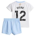 Aston Villa Jerseys - Official aston villa adidas away baby kit 2024-25 with digne 12 printing Collection for AVFC Fans