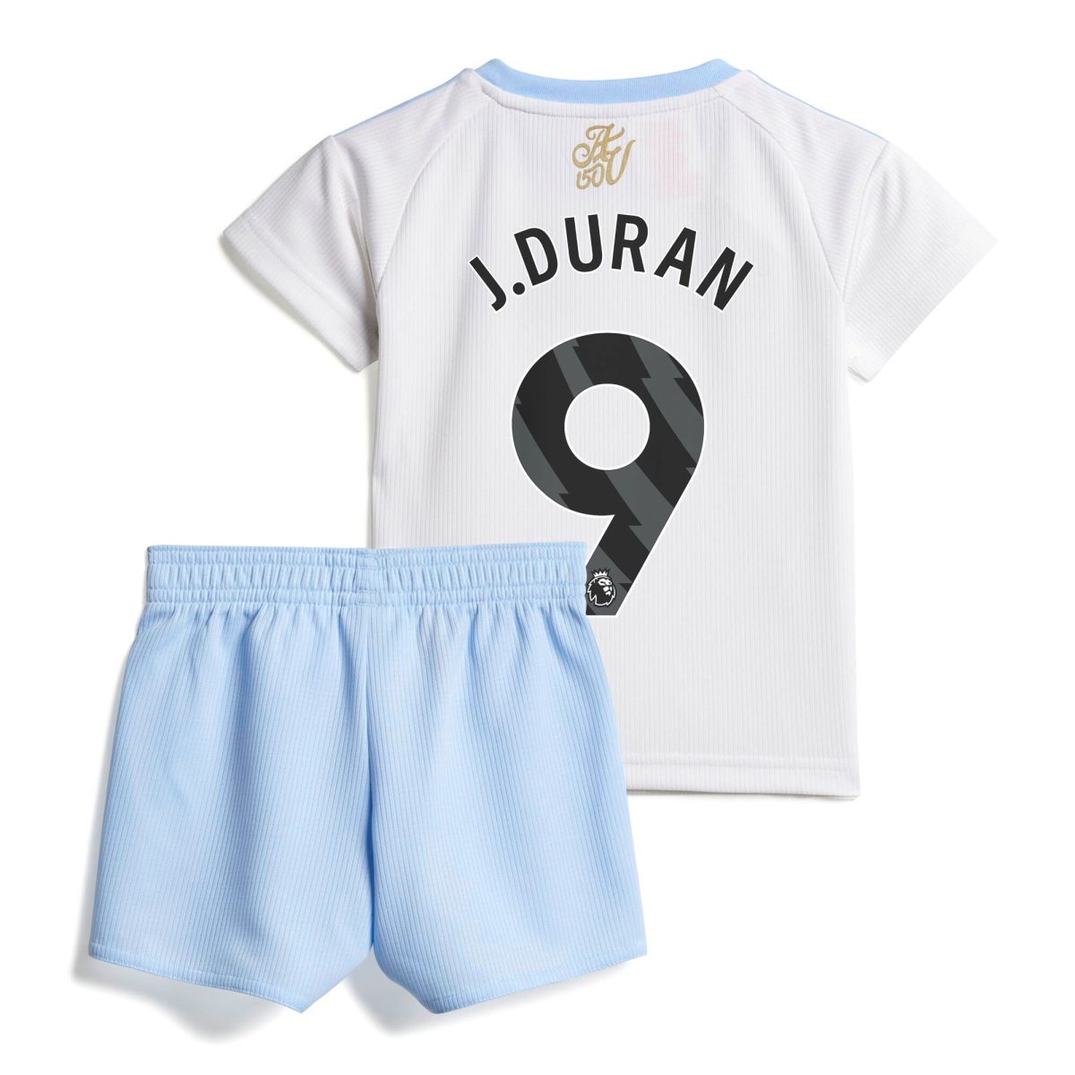 Aston Villa Jerseys - Official aston villa adidas away baby kit 2024-25 with j.duran 9 printing Collection for AVFC Fans