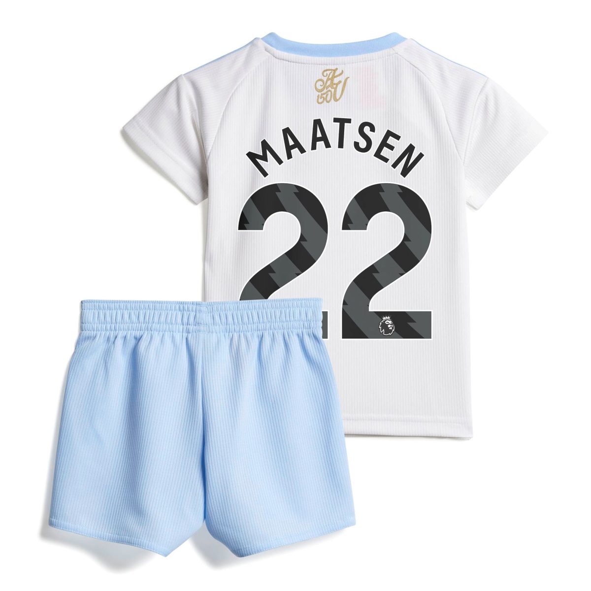 Aston Villa Jerseys - Official aston villa adidas away baby kit 2024-25 with maatsen 22 printing Collection for AVFC Fans