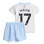 Aston Villa Jerseys - Official aston villa adidas away baby kit 2024-25 with malen 17 printing Collection for AVFC Fans