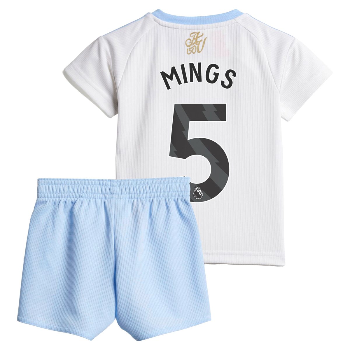 Aston Villa Jerseys - Official aston villa adidas away baby kit 2024-25 with mings 5 printing Collection for AVFC Fans