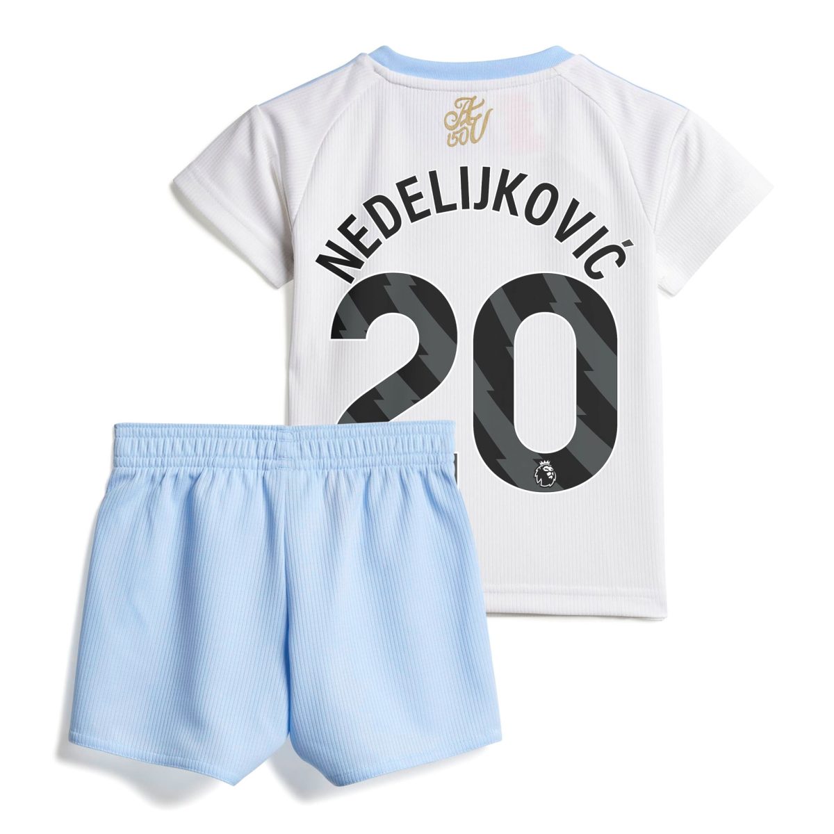 Aston Villa Jerseys - Official aston villa adidas away baby kit 2024-25 with nedeljković 20 printing Collection for AVFC Fans