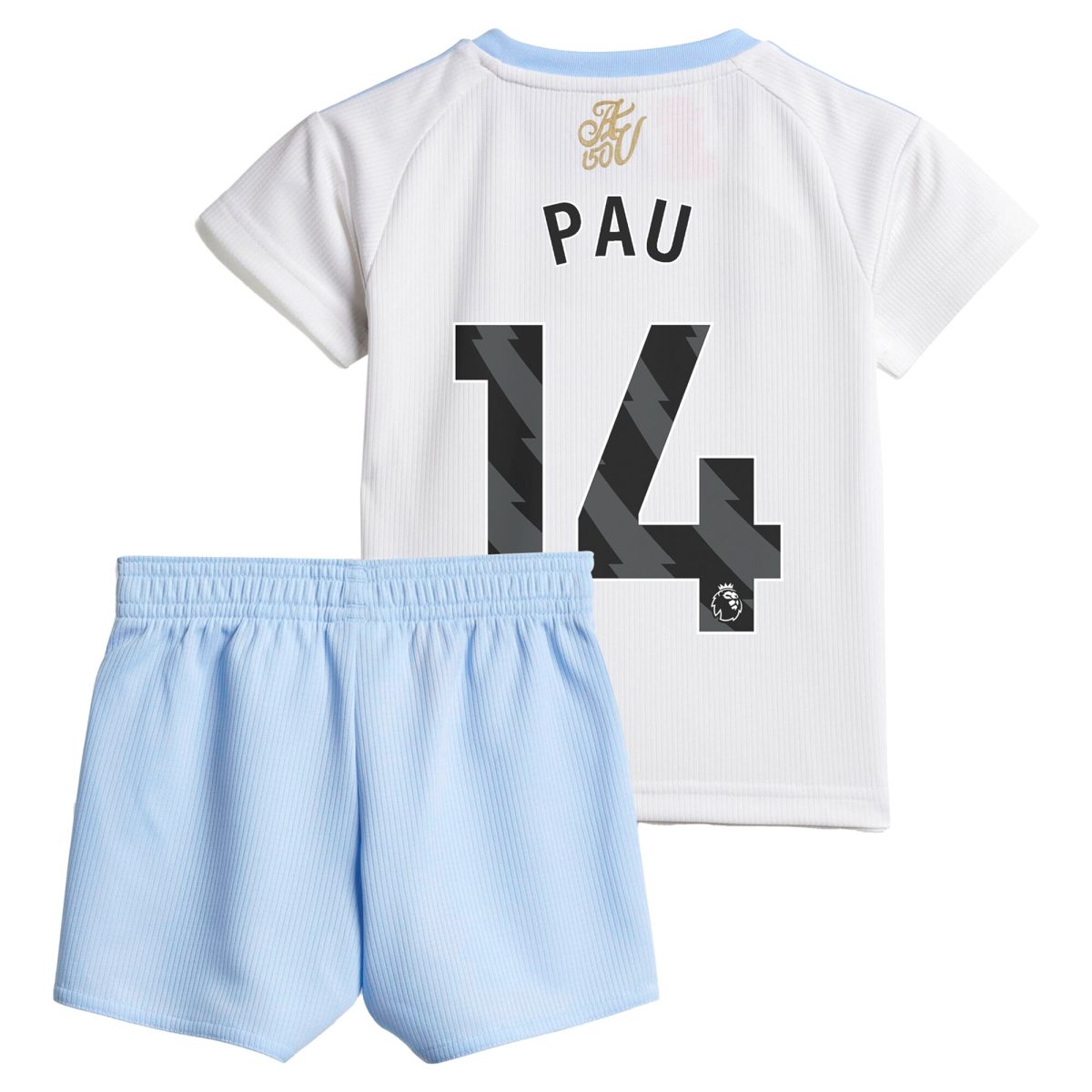 Aston Villa Jerseys - Official aston villa adidas away baby kit 2024-25 with pau 14 printing Collection for AVFC Fans