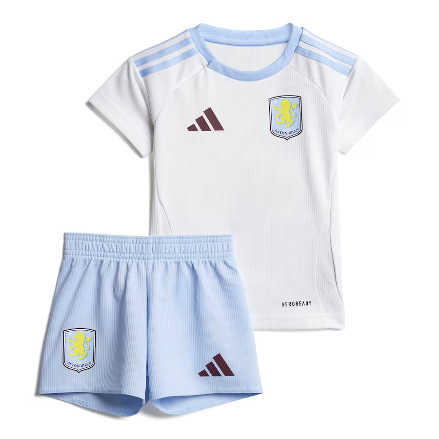 Aston Villa Jerseys - Official aston villa adidas away baby kit 2024-25 with rashford 9 printing Collection for AVFC Fans