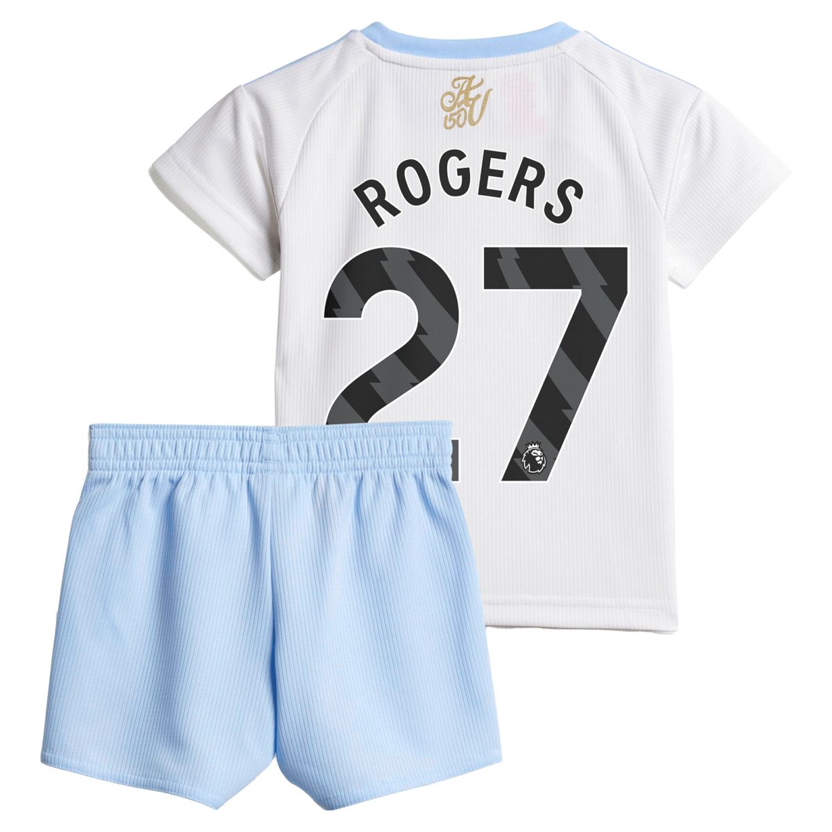 Aston Villa Jerseys - Official aston villa adidas away baby kit 2024-25 with rogers 27 printing Collection for AVFC Fans