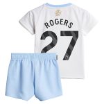 Aston Villa Jerseys - Official aston villa adidas away baby kit 2024-25 with rogers 27 printing Collection for AVFC Fans